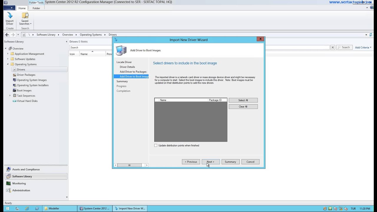 Create driver package sccm 2012 r2